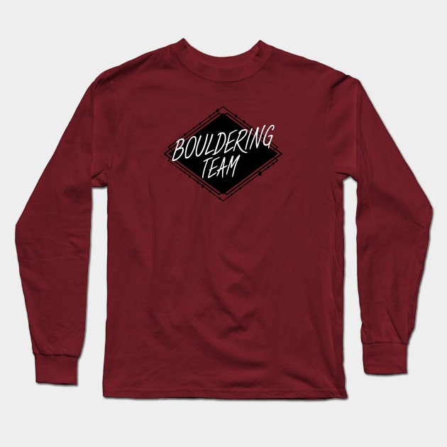 Bouldering team Long Sleeve T-Shirt by maxcode